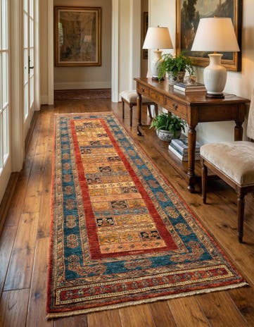 2' 7 x 10' 2 Luribaft Wool Runner Rug