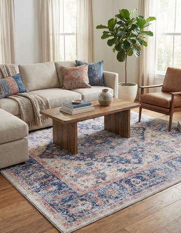 7' 10 x 7' 10 Washable Yara Square Rug