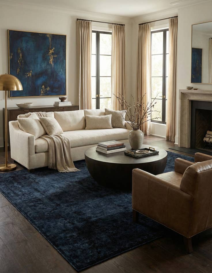 Detail image of 9' 10 x 12' 10 Hand Knotted Ultra Vintage Persian Wool Rug