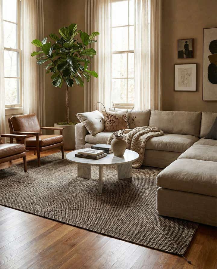 5' 9 x 9' 2 Hand Knotted Darya Wool Rug