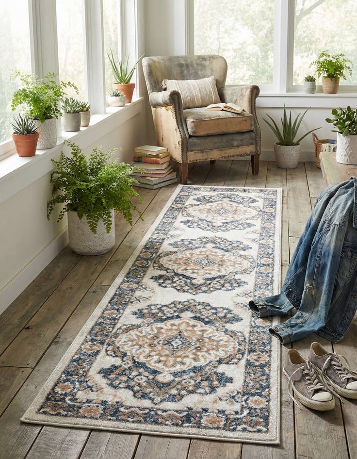 Detail image of 2' x 8' Oxford Runner Rug