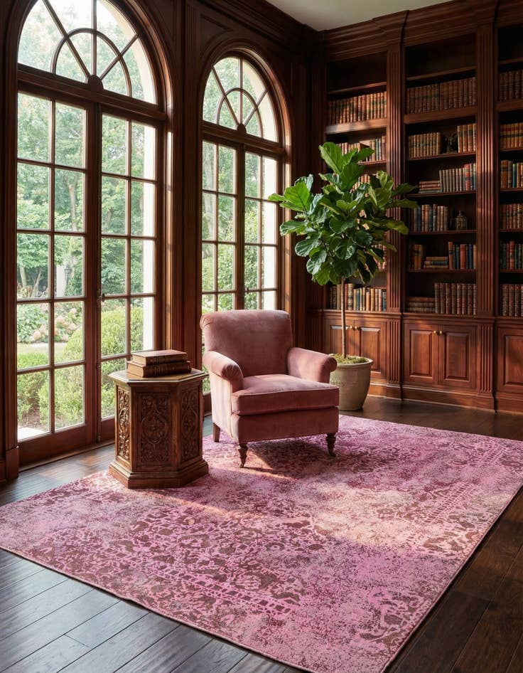 Detail image of 9' x 12' Vintage Royal Wool Rug