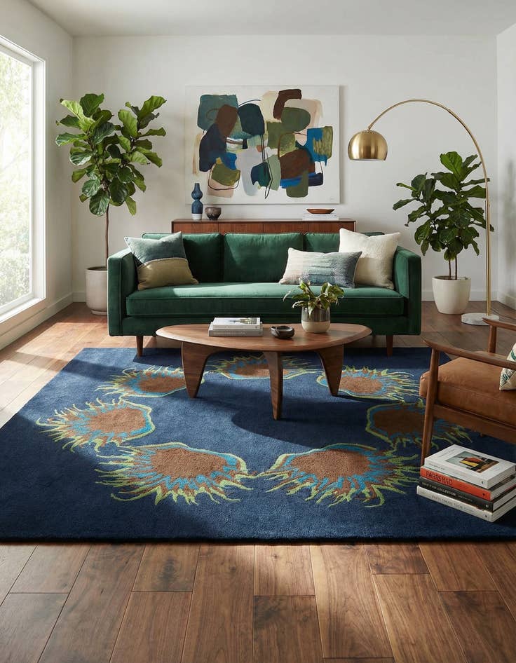 Detail image of 7' 5 x 7' 6 Luna Square Rug