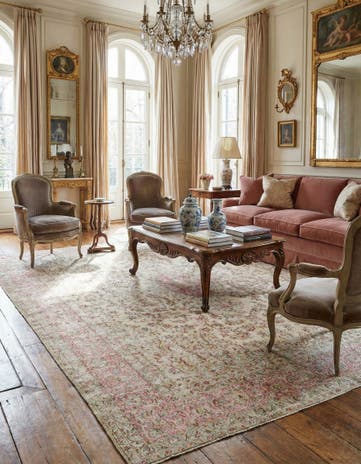 9' 11 x 13' 4 Vintage Royal Wool Rug