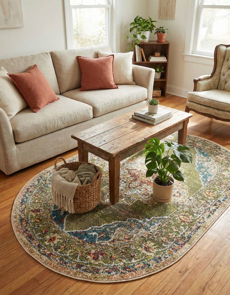 Detail image of 3' 3 x 5' 3 Isabella Oval Rug