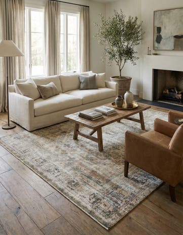 8' 9 x 11' 7 Hand Knotted Ultra Vintage Persian Wool Rug