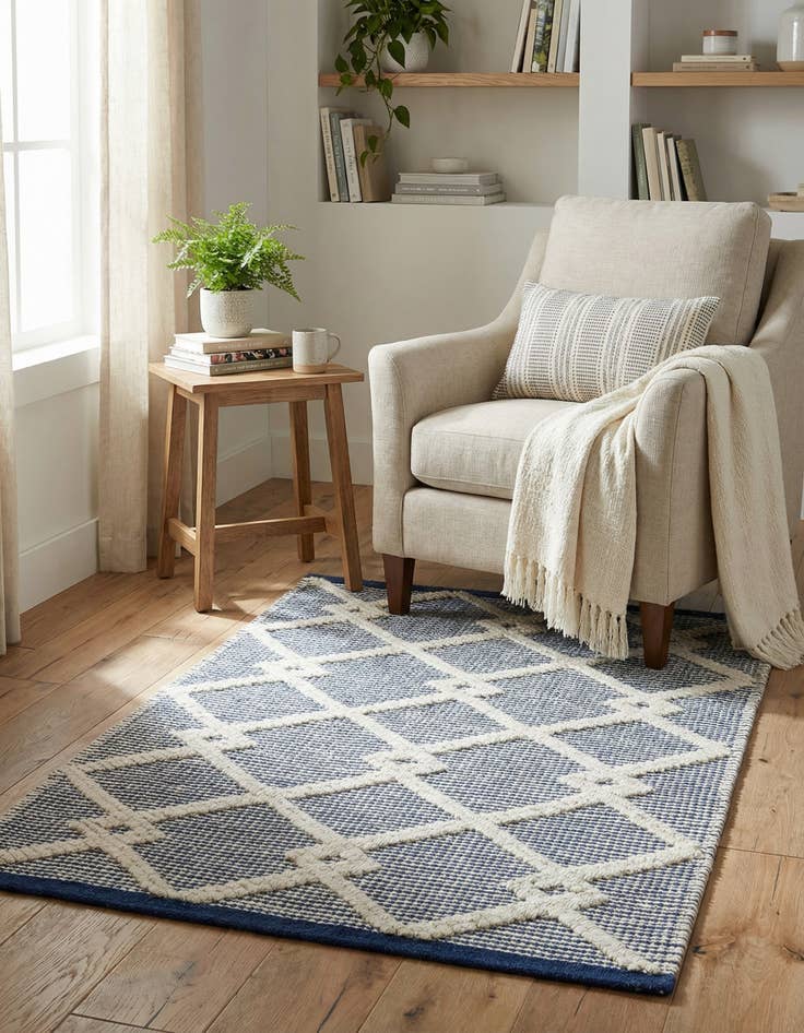 Detail image of 2' 2 x 3' 1  Hand Knotted Jill Zarin Dorset Rug