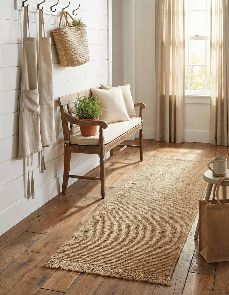 Detail image of 2' x 6' 1 Cottage Farm Runner Rug