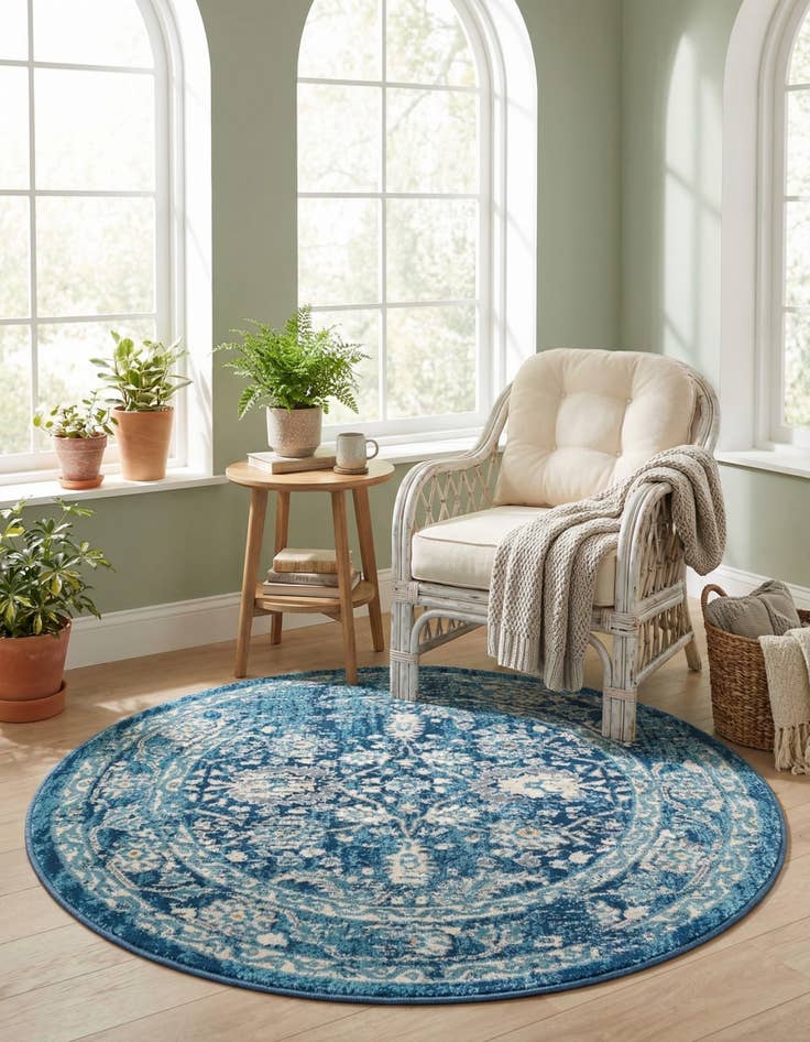Detail image of 3' 3 x 3' 3 Stockholm Round Rug