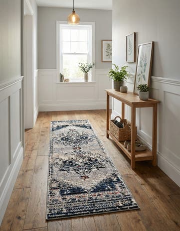 Gray Tucson Runner Rug