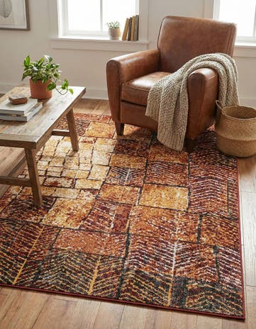 Rust Red Valencia Rug