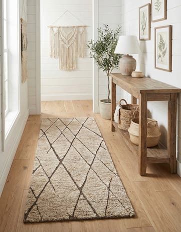 2' x 5' 1 Atlas Moroccan Wool Runner Rug