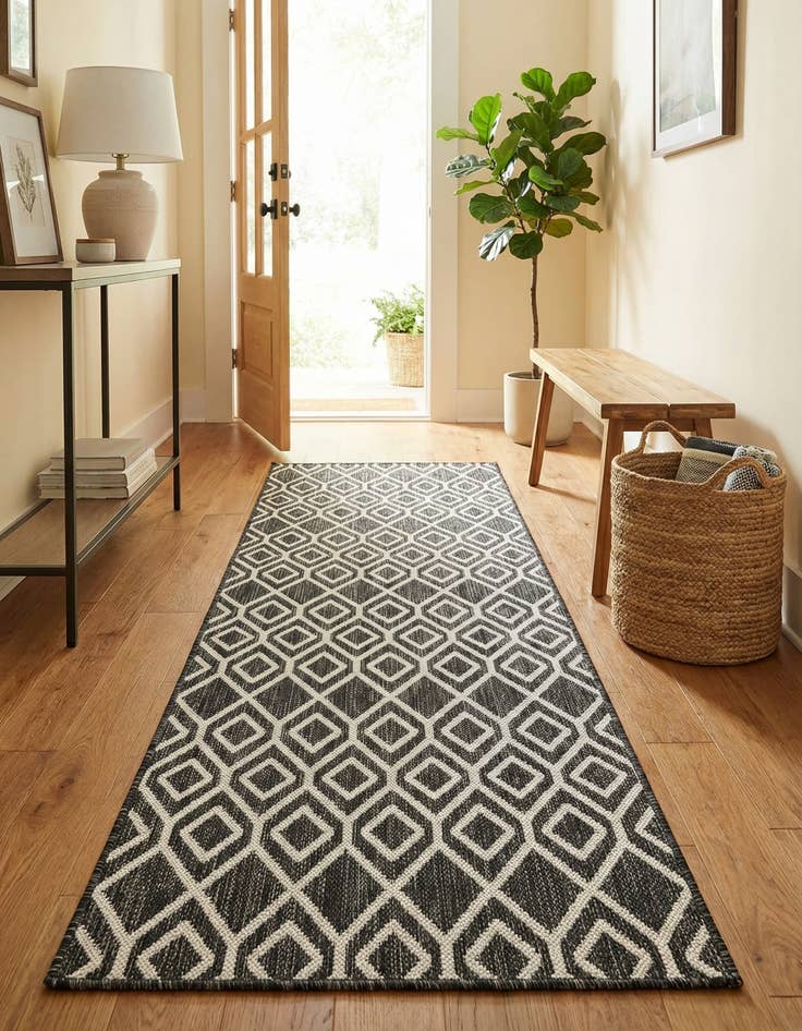 Detail image of 2' x 8'  Washable Jill Zarin Turks and Caicos Indoor / Outdoor Runner Rug