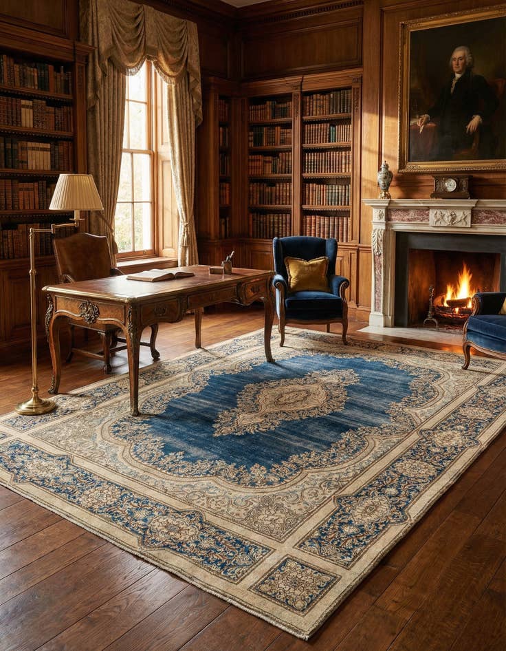 Detail image of 9' 5 x 13' 1 Vintage Royal Rug