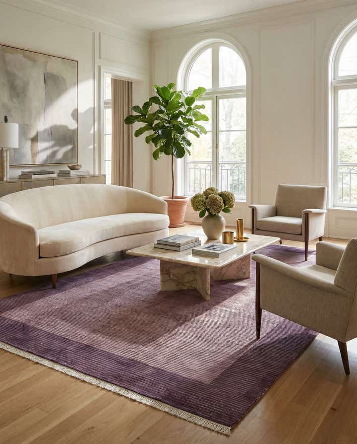 6' 7 x 9' 11 Hand Knotted Darya Wool Rug
