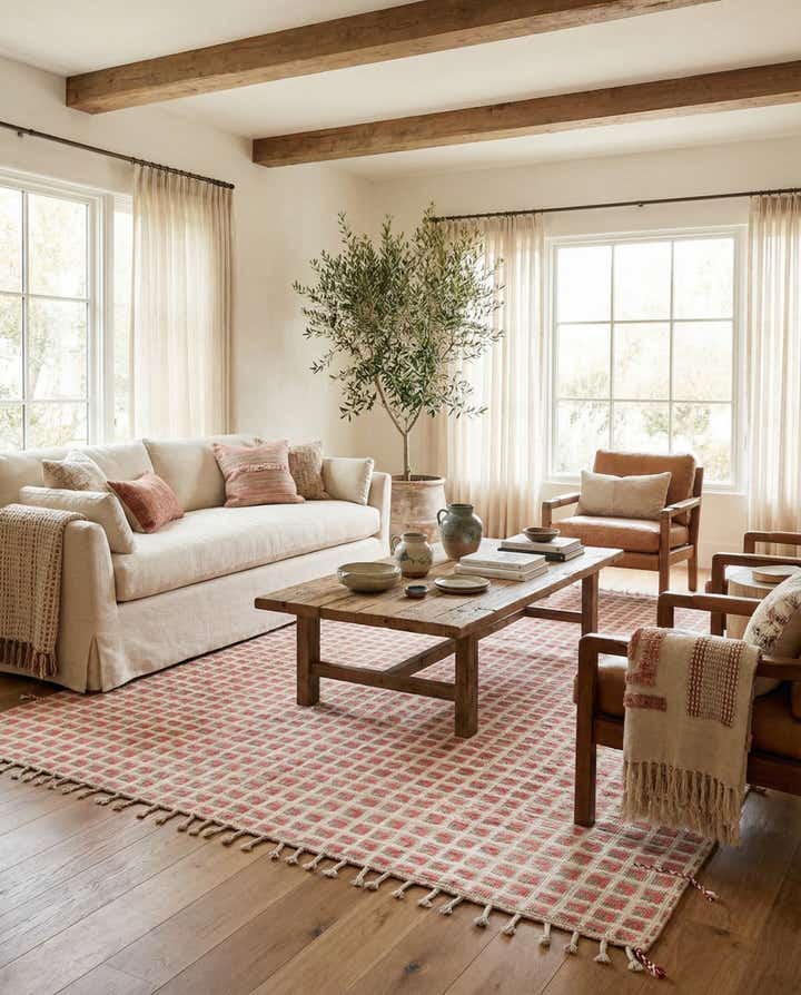 9' 5 x 12' 1 Hand Knotted Moroccan Wool Rug
