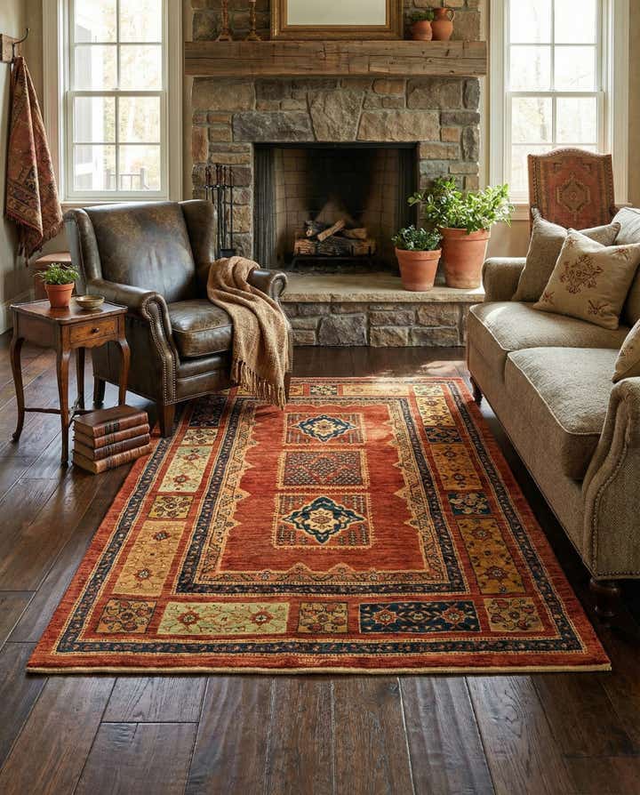 3' 7 x 5' 2 Kashkuli Rug