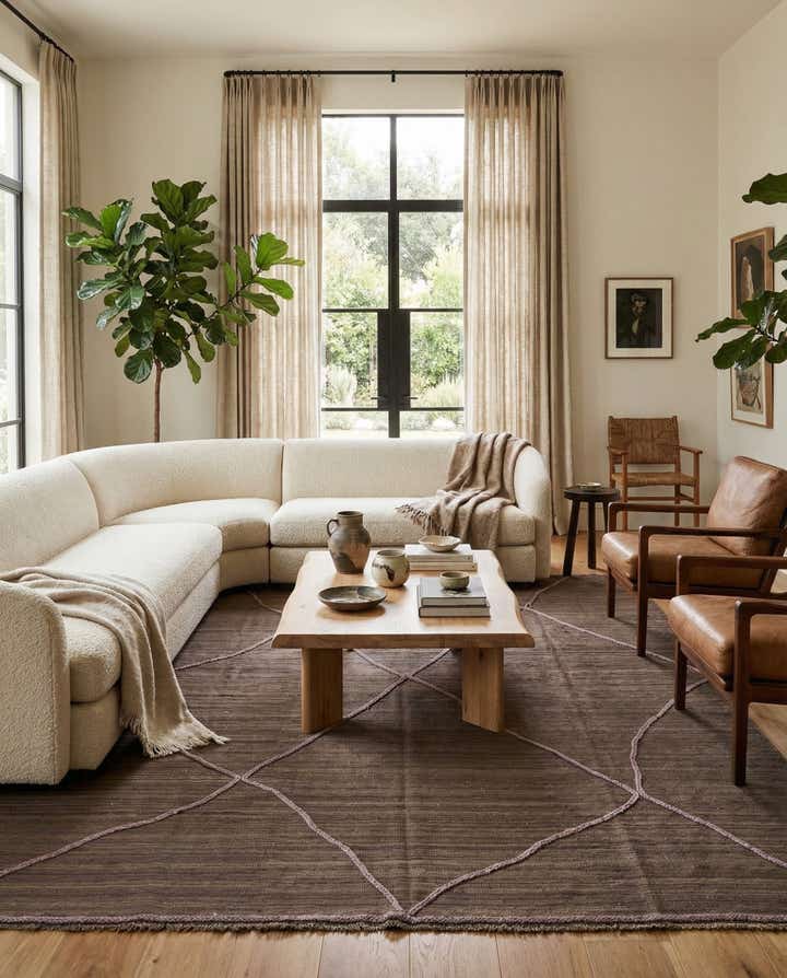 8' 2 x 11' Hand Knotted Moroccan Wool Rug
