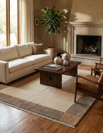 5' 7 x 7' 11 Hand Knotted Tibet Wool Rug