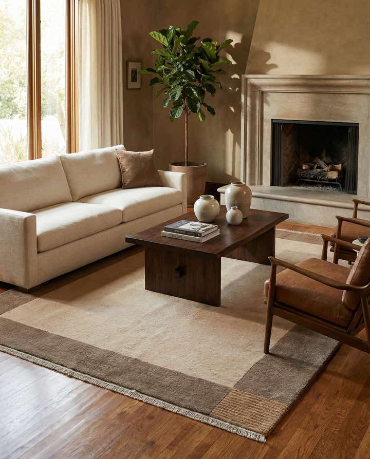 5' 7 x 7' 11 Hand Knotted Tibet Wool Rug