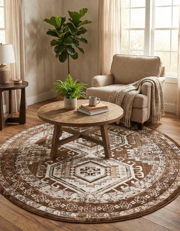 7' 10 x 7' 10 Charlotte Round Rug
