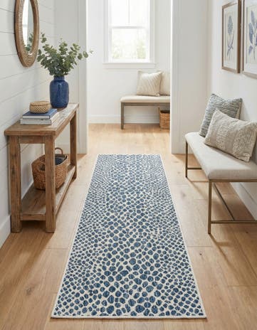 2' x 6' Easy-Clean Jill Zarin Cape Town Indoor / Outdoor Runner Rug