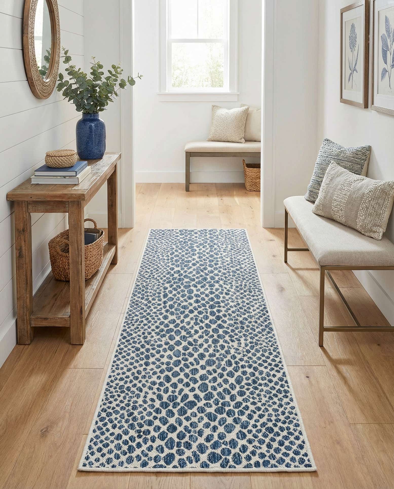 2' x 6' Easy-Clean Jill Zarin Cape Town Indoor / Outdoor Runner Rug