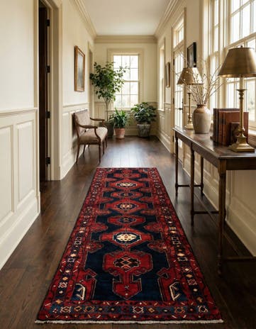3' 7 x 12' 5 Sirjan Wool Runner Rug