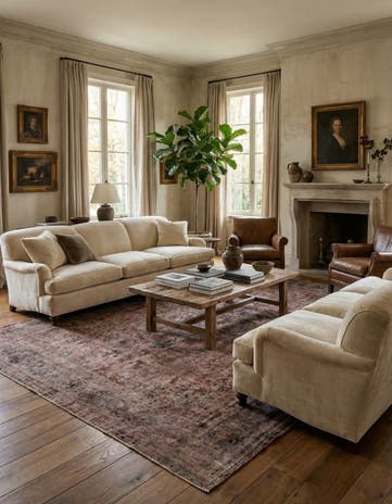 9' 7 x 12' 6 Hand Knotted Ultra Vintage Persian Wool Rug