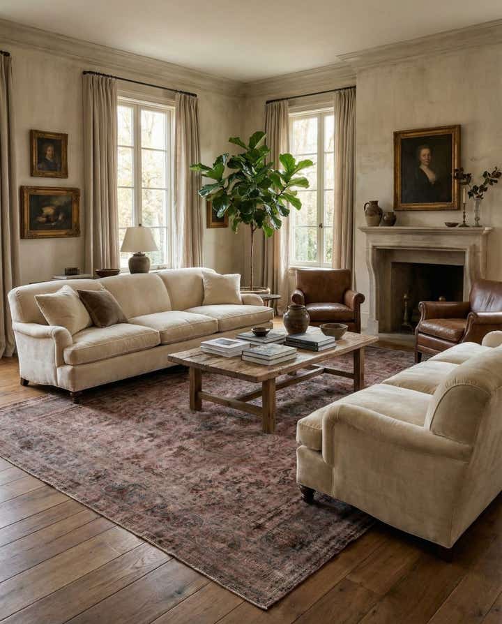 9' 7 x 12' 6 Hand Knotted Ultra Vintage Persian Wool Rug