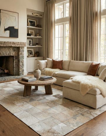 5' x 8' Cowhide Rug