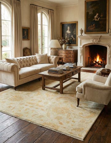 6' 8 x 9' 10 Ziegler Wool Rug