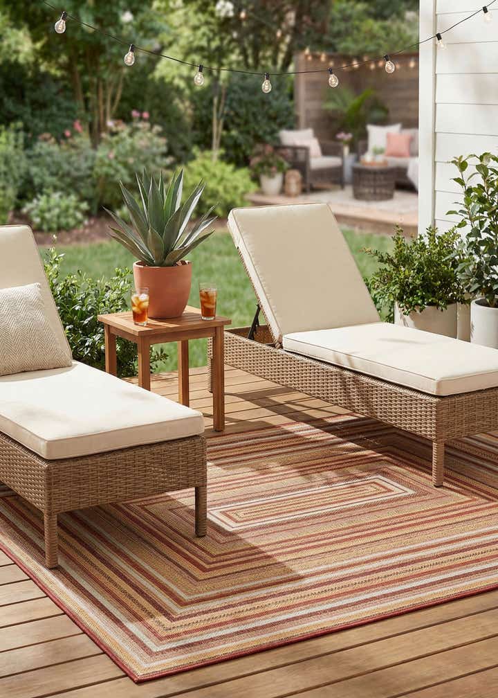 7' x 10' Easy-Clean Baja Indoor / Outdoor Rug