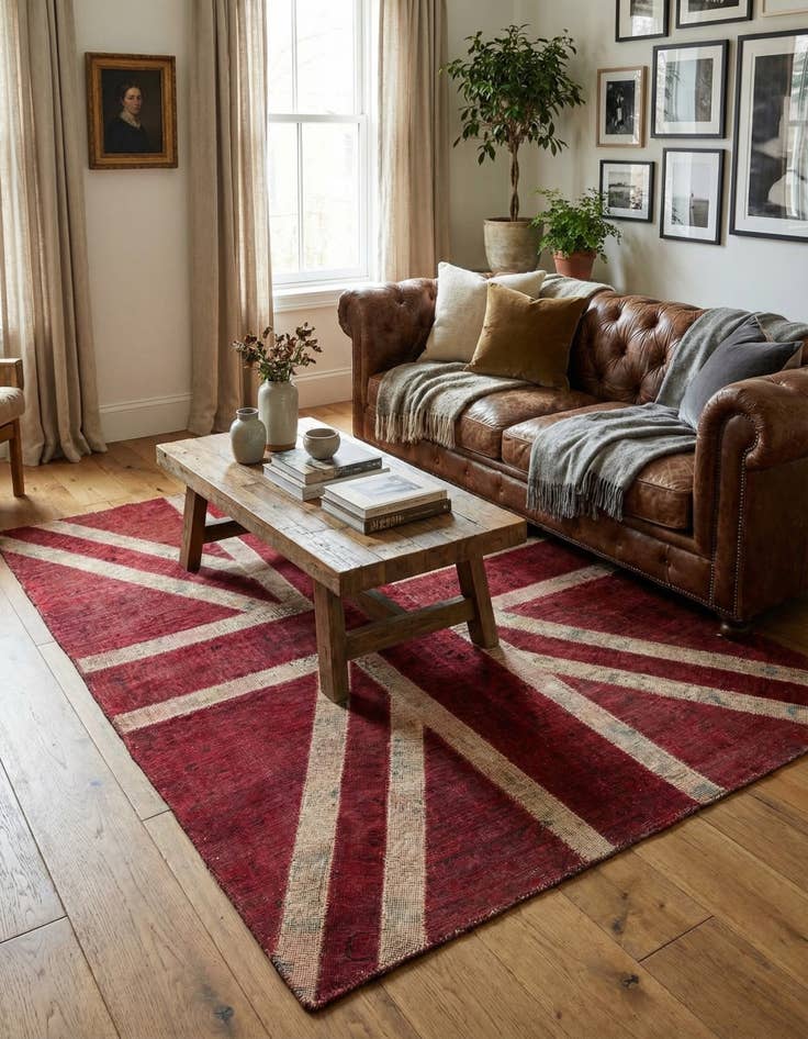 Detail image of 4' 7 x 6' 5  Hand Knotted Ultra Vintage Persian Wool Rug