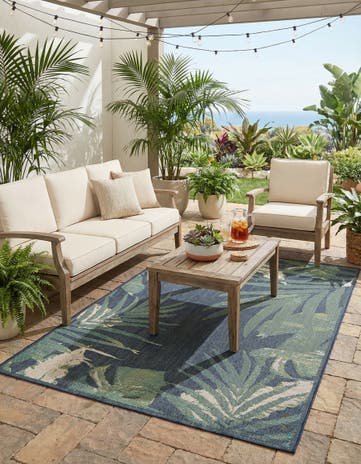 6' x 9' Easy-Clean Baja Indoor / Outdoor Rug