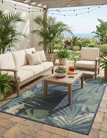 6' x 9' Easy-Clean Baja Indoor / Outdoor Rug