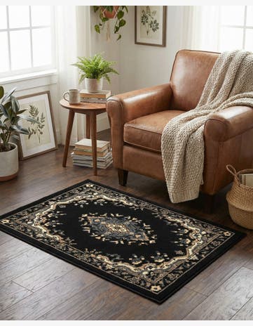 Black Amaya Rug