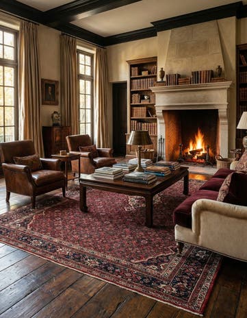 8' 11 x 12' 2 Hamedan Wool Rug
