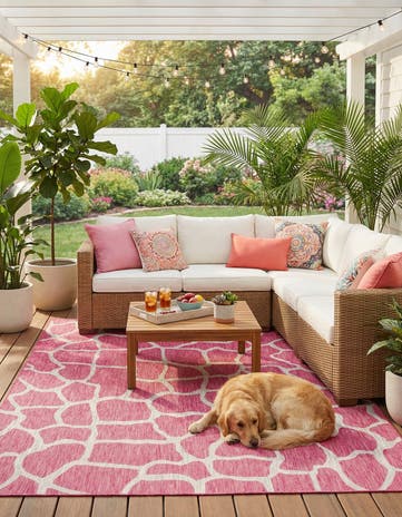 7' x 10' Easy-Clean Safari Indoor / Outdoor Rug