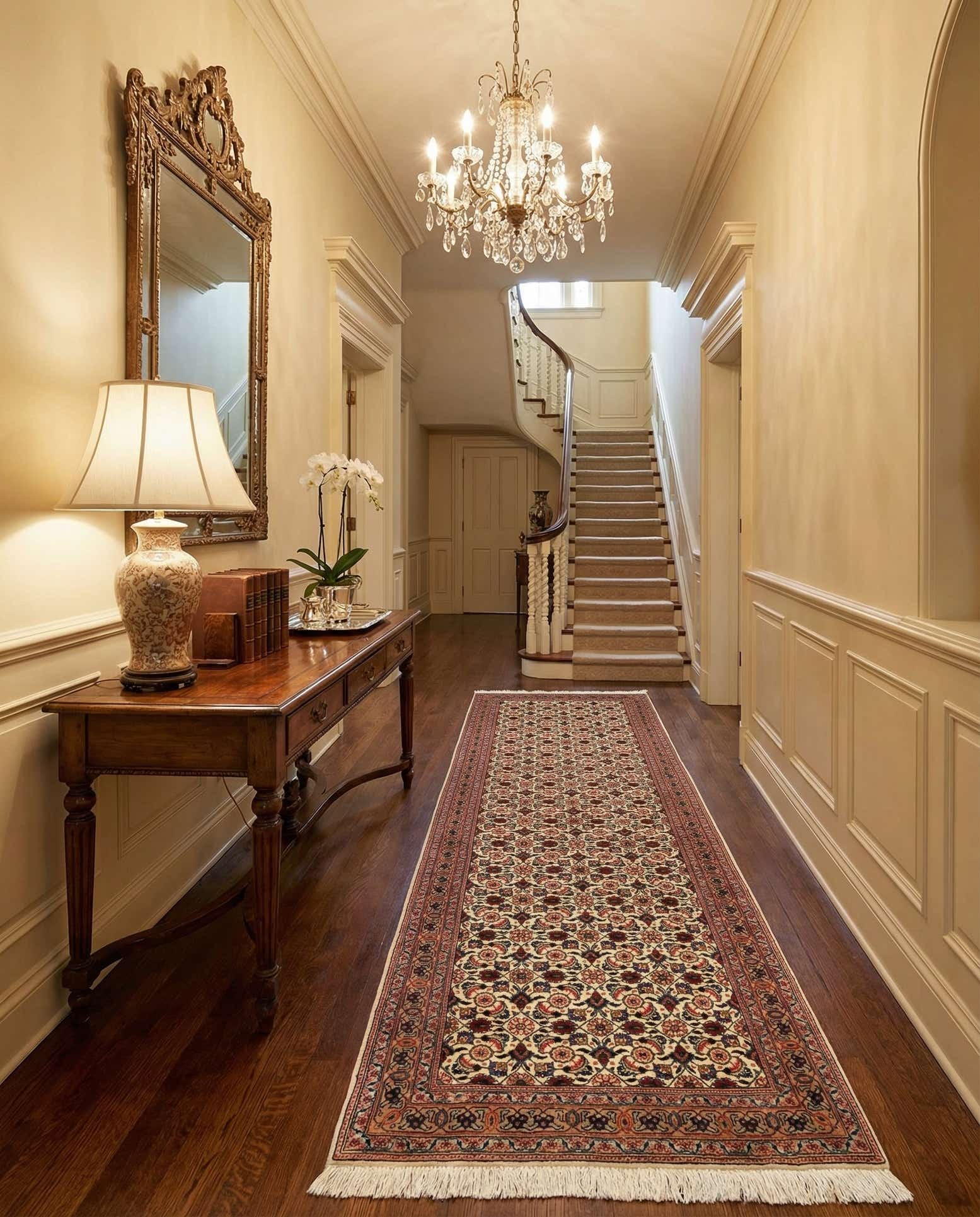 2' 6 x 9' 9 Tabriz Mahi Wool Runner Rug