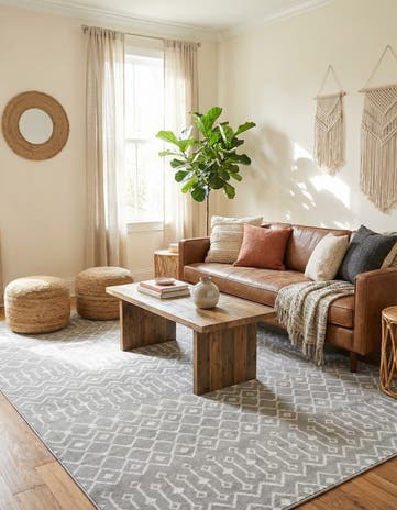 7' 10 x 11' Kasbah Trellis Rug