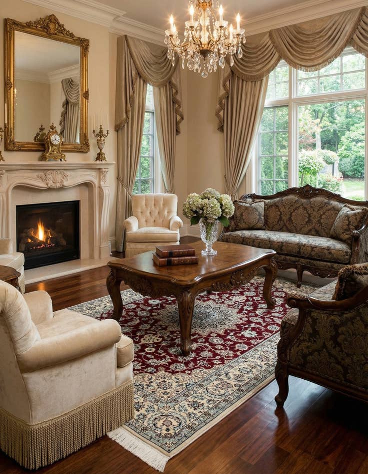 Detail image of 4' 11 x 7' 5 Nain Rug