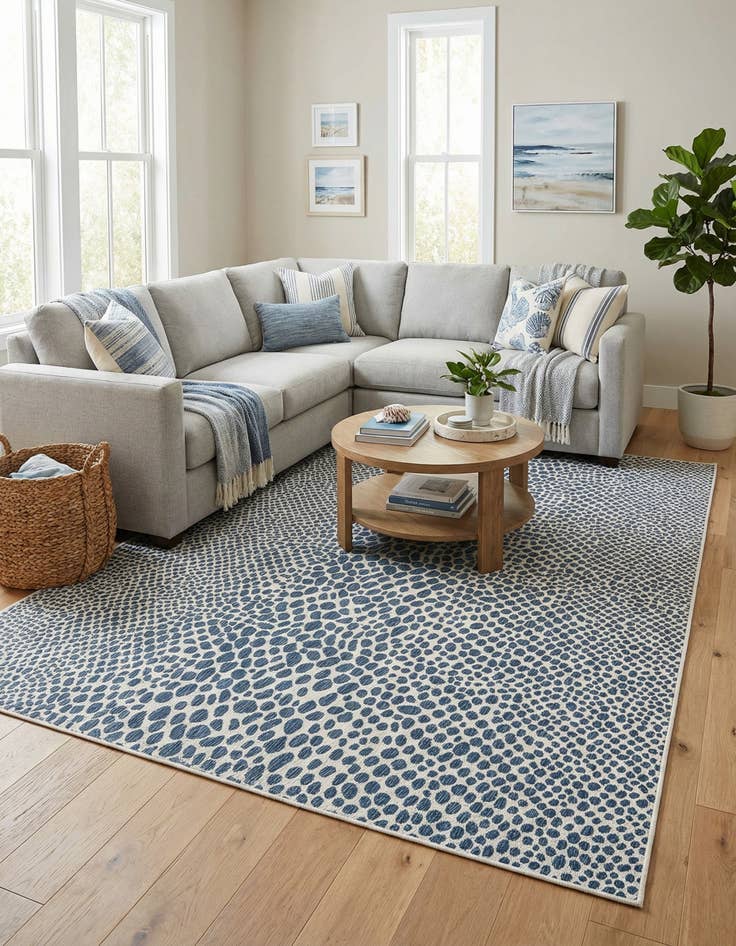 Detail image of 10' x 14'  Washable Jill Zarin Cape Town Indoor / Outdoor Rug