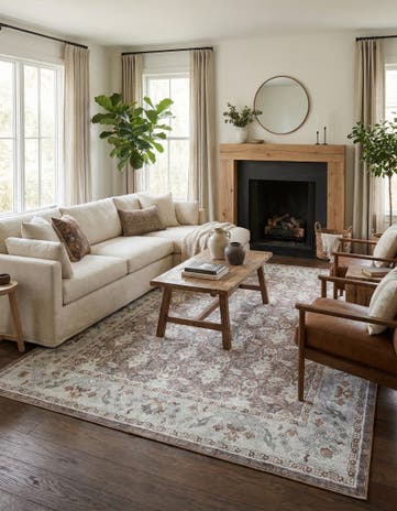 9' 5 x 13' 1 Washable Timeless Rug