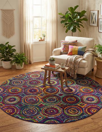 7' 10 x 7' 10 Calypso Round Rug