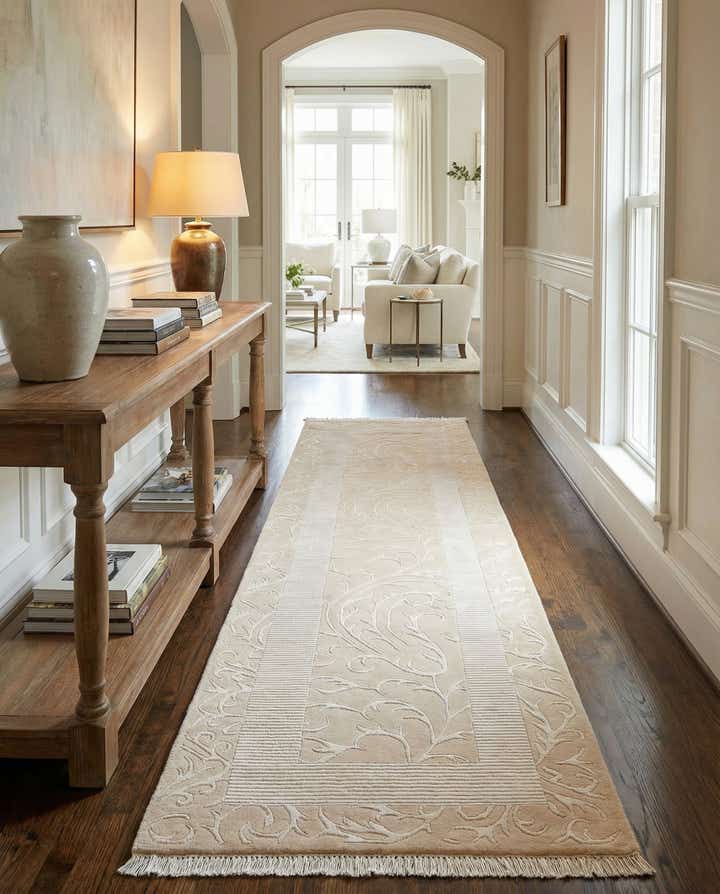 2' 8 x 10' 4 Hand Knotted Darya Wool Runner Rug