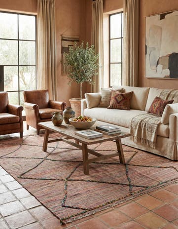 5' 5 x 7' 11 Hand Knotted Moroccan Wool Rug
