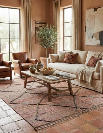 5' 5 x 7' 11 Hand Knotted Moroccan Wool Rug