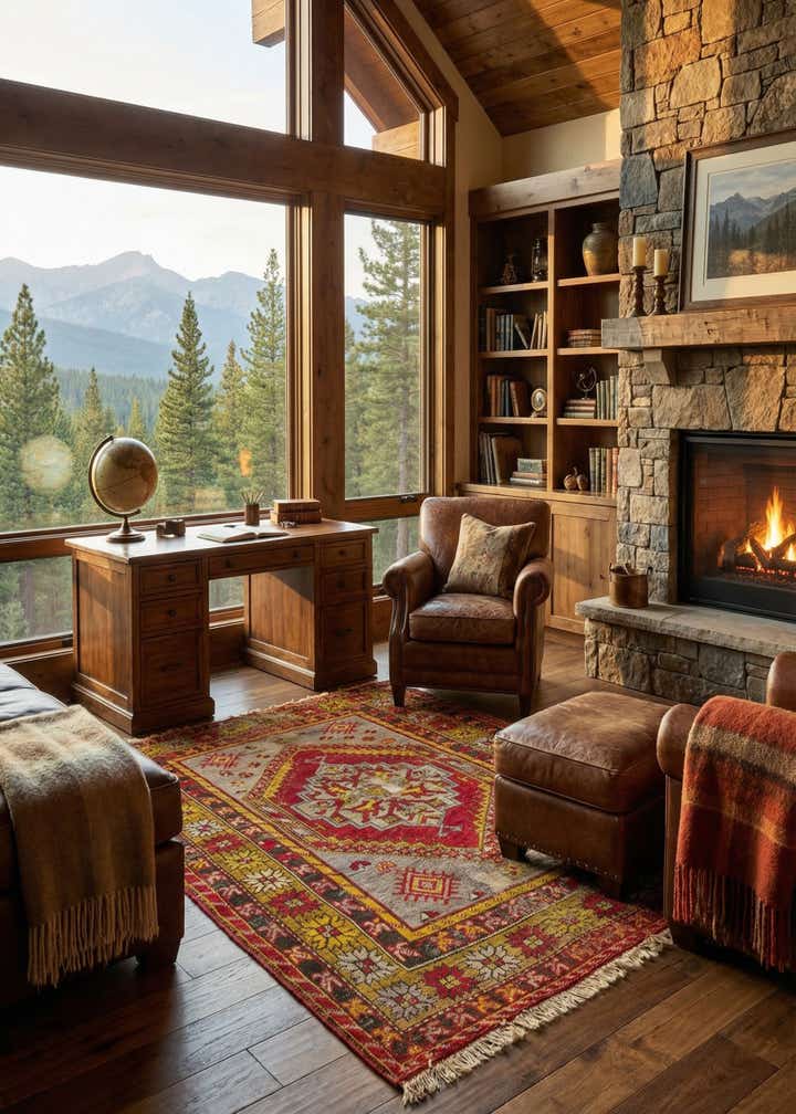 3' 8 x 4' 7 Hand Knotted Anatolian Wool Rug