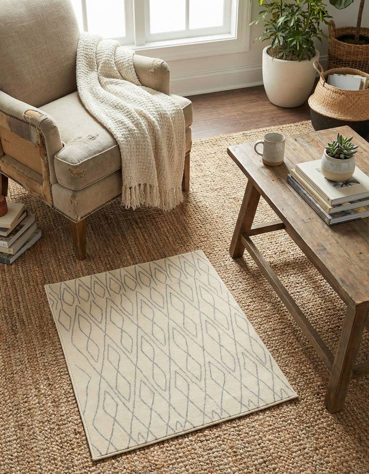 Detail image of 1' 4 x 1' 4 Tangier Sample Rug